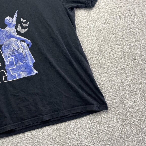 FKN RICH Mens Graphic T Shirt Black Streetwear Greco Roman Neo-Classic Read - Picture 4 of 11